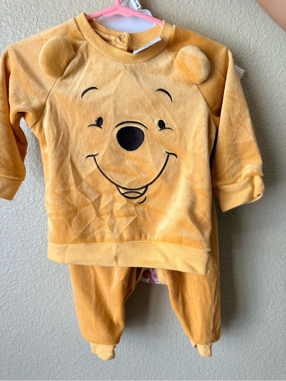 Disney Winnie the Pooh Gold Plush Set